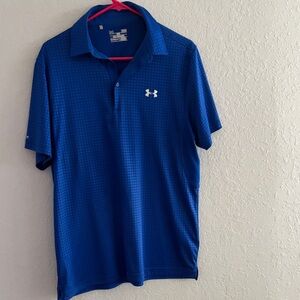 Under Armour Men's Vibrant Blue Polo